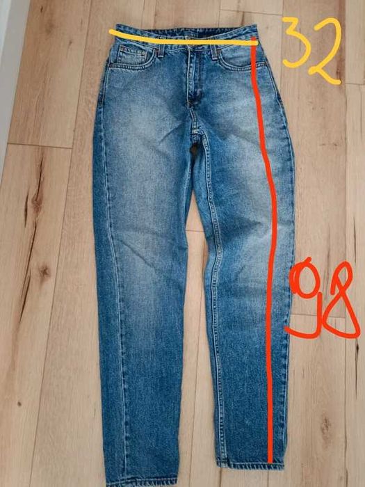 Spodnie mum jeans H&M premium