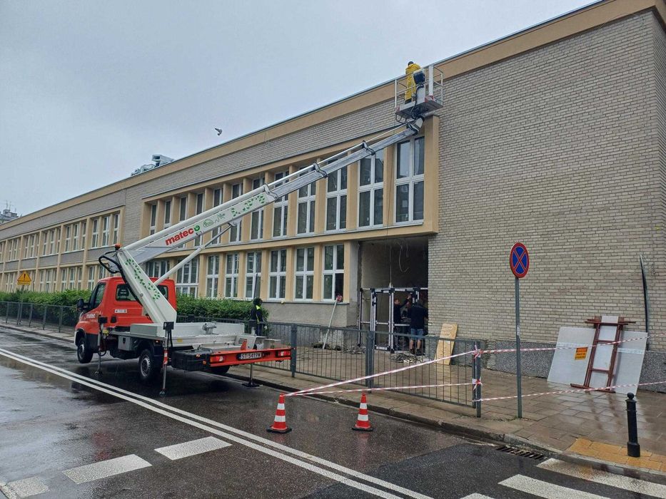 Wynajem, Podnośnik koszowy, Zwyżka, 20M, Multitel, Warszawa