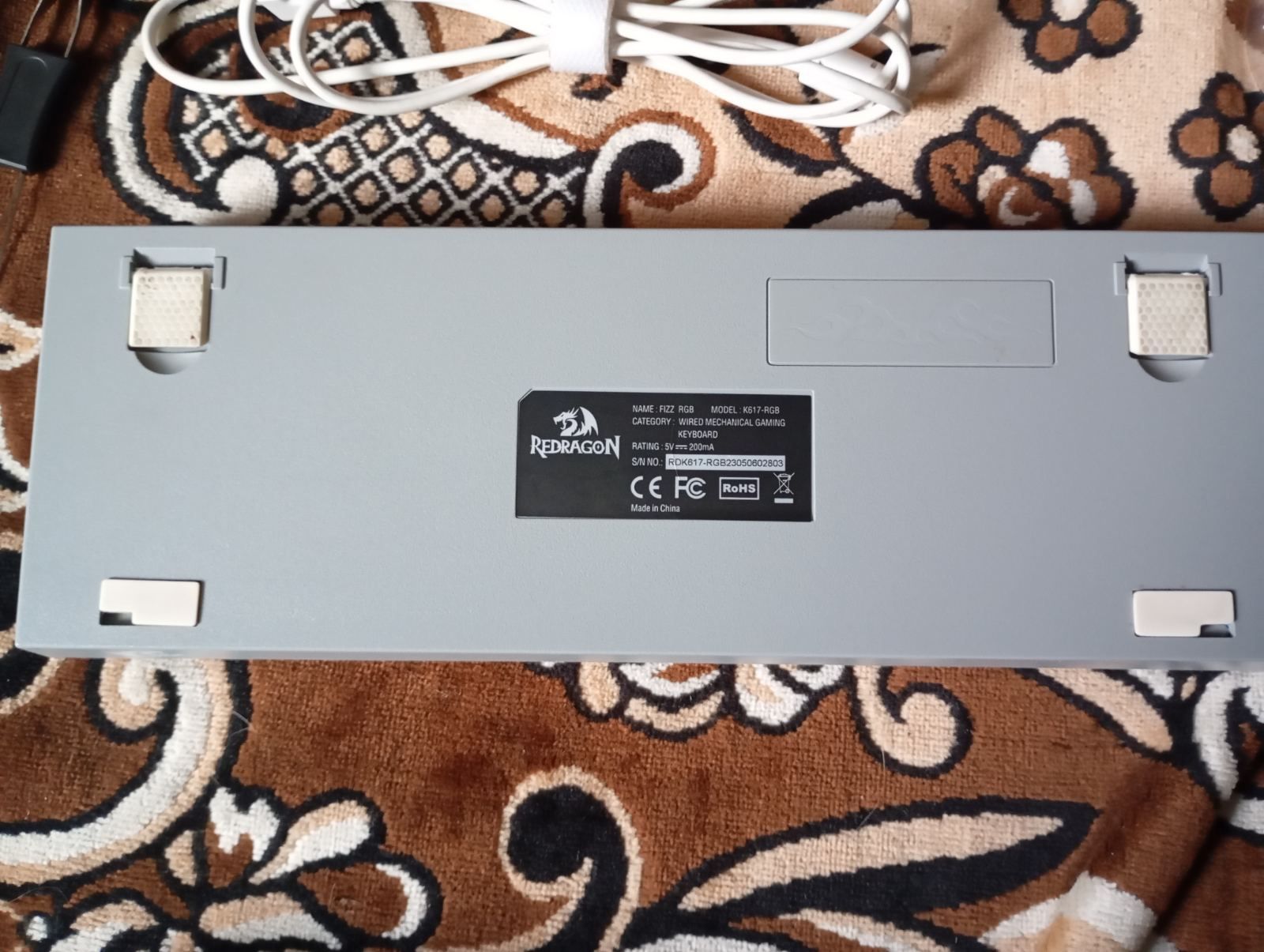 Продам клавиатуру Radragon fizz k617 RGB