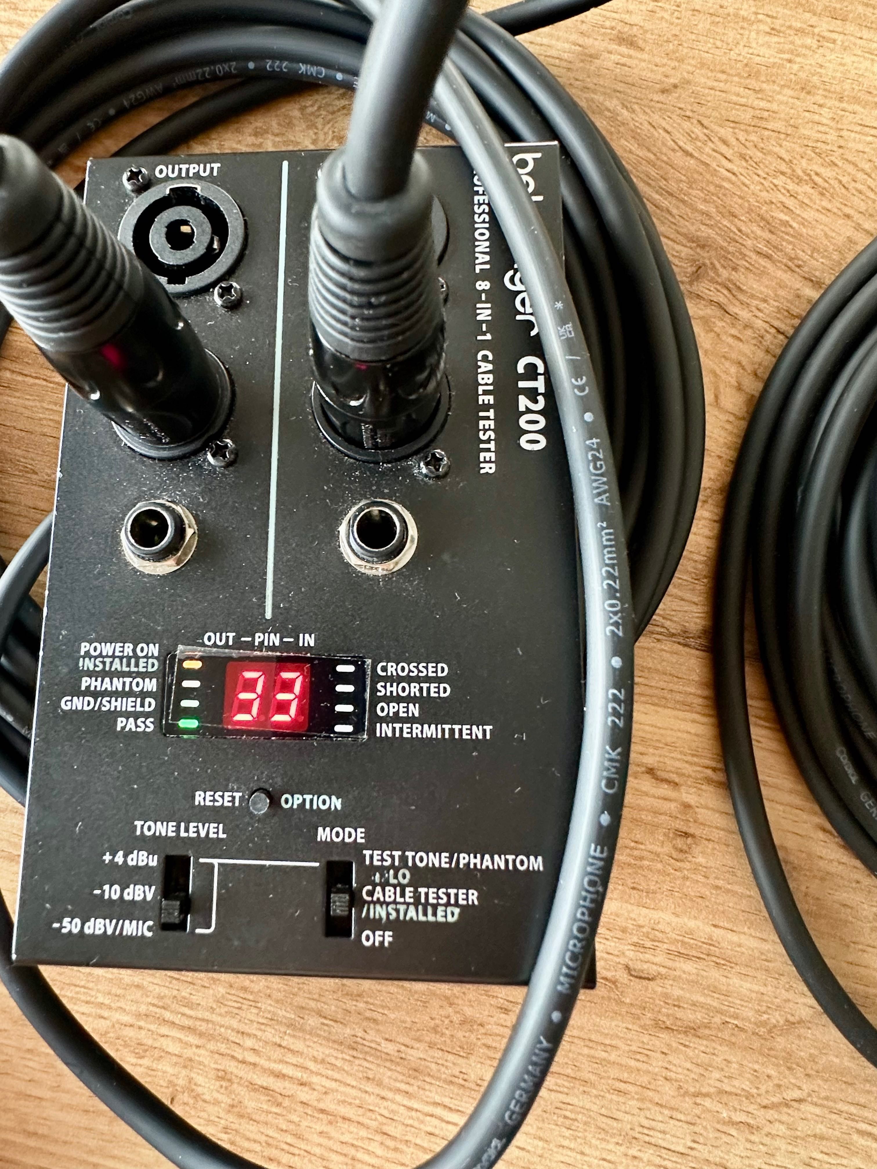 Kabel mikrofonowy 6 metrów XLR Cordial sztuk 2 cmk 222