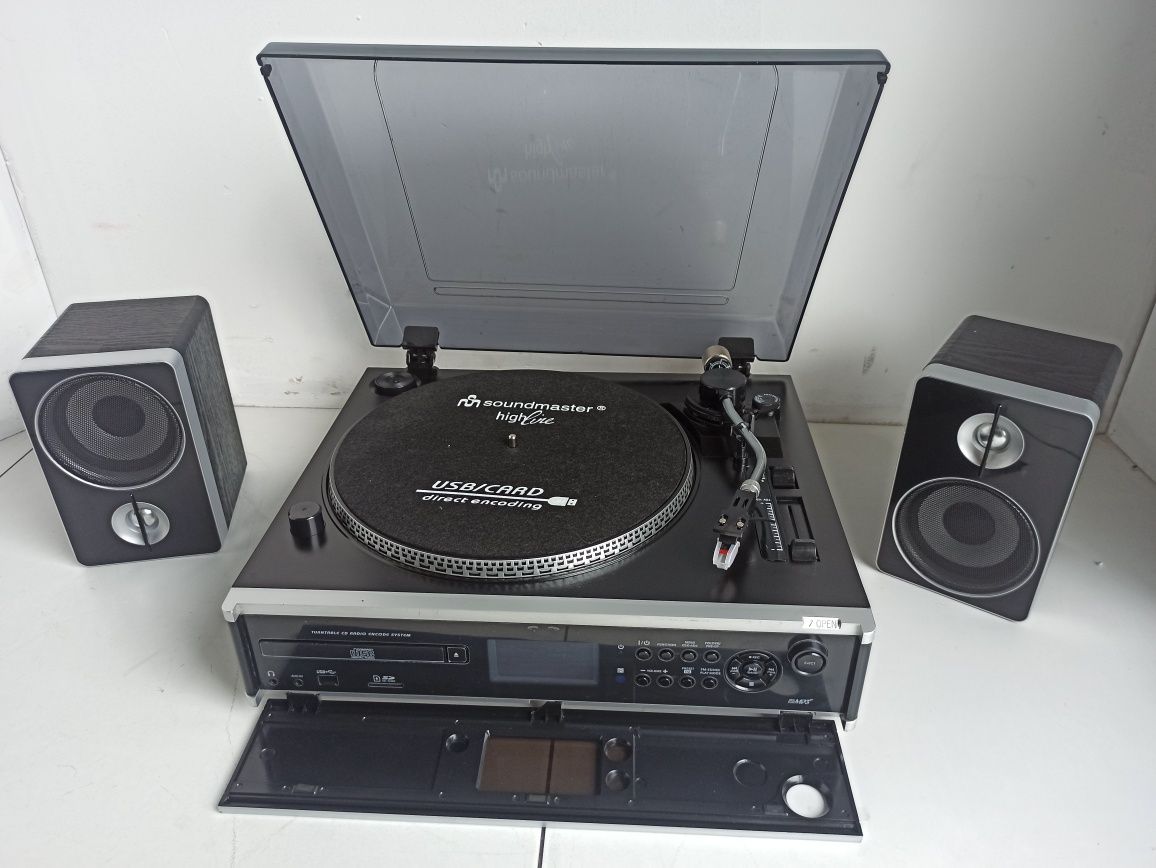 Gramofon Suondmaster, winyl CD, usb radio