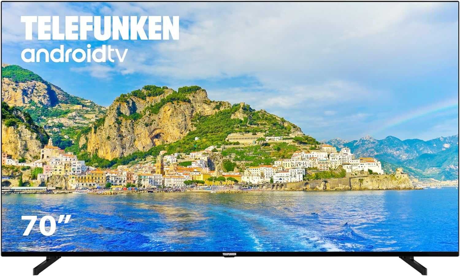 Android TV 4K Telefunken 70DTUA724 de de 70''