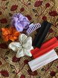 Gumki scrunchie opaski klamra do włosów Doda Shein