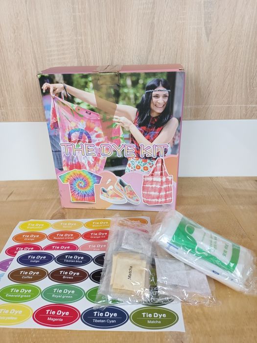 Zestaw do tie- dye barwniki do tkanin  36 barwników
