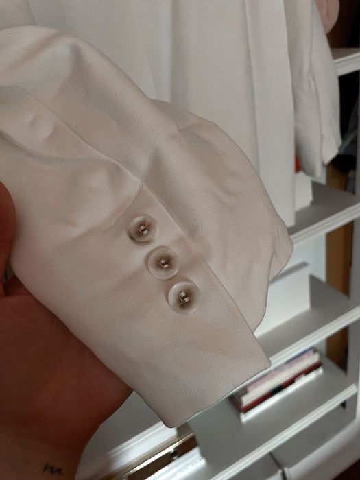 Blazer Branco L - Bershka