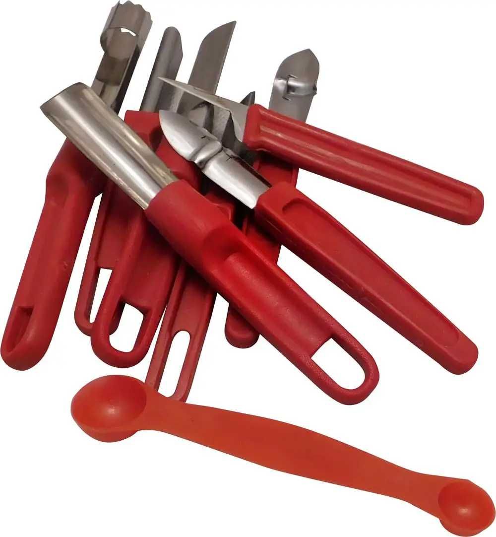 Набор ножей для карвинга (резьба по овощам) 8 штук (стальное лезвие)