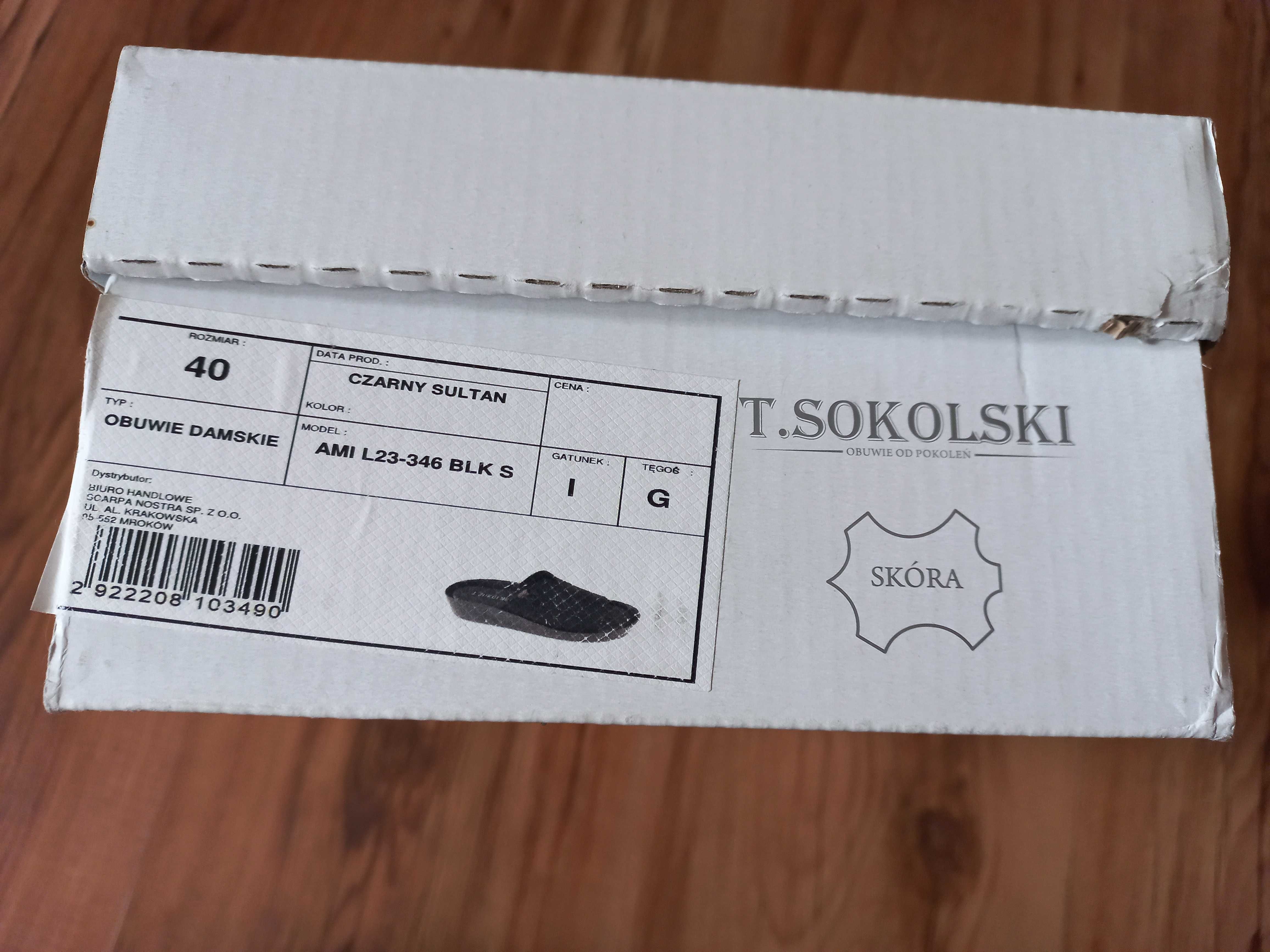 klapki damskie r.40