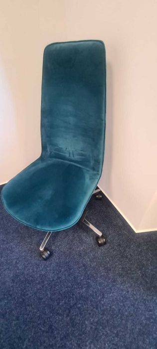 Fotel konferencyjny Bejot Lumi gabinetowy turkusowy fotele krzesła