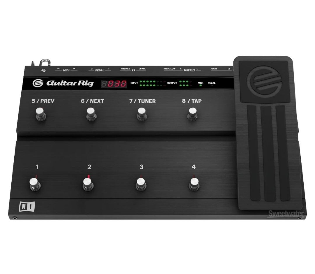 Pedaleira Rig Kontrol e Guitar Rig 3 Native Instruments