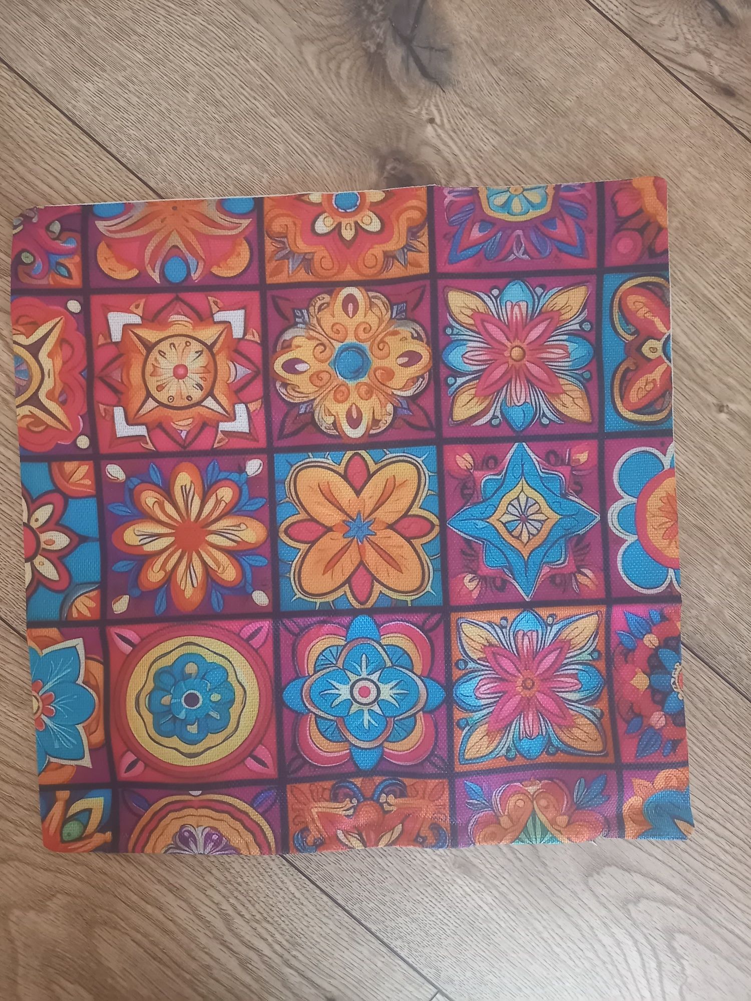 4 poszwy 45x45 cm boho