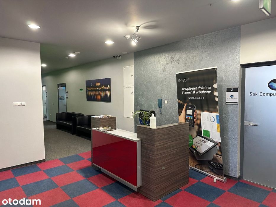 Klimatyzowane biuro 90m2 z parkingiem