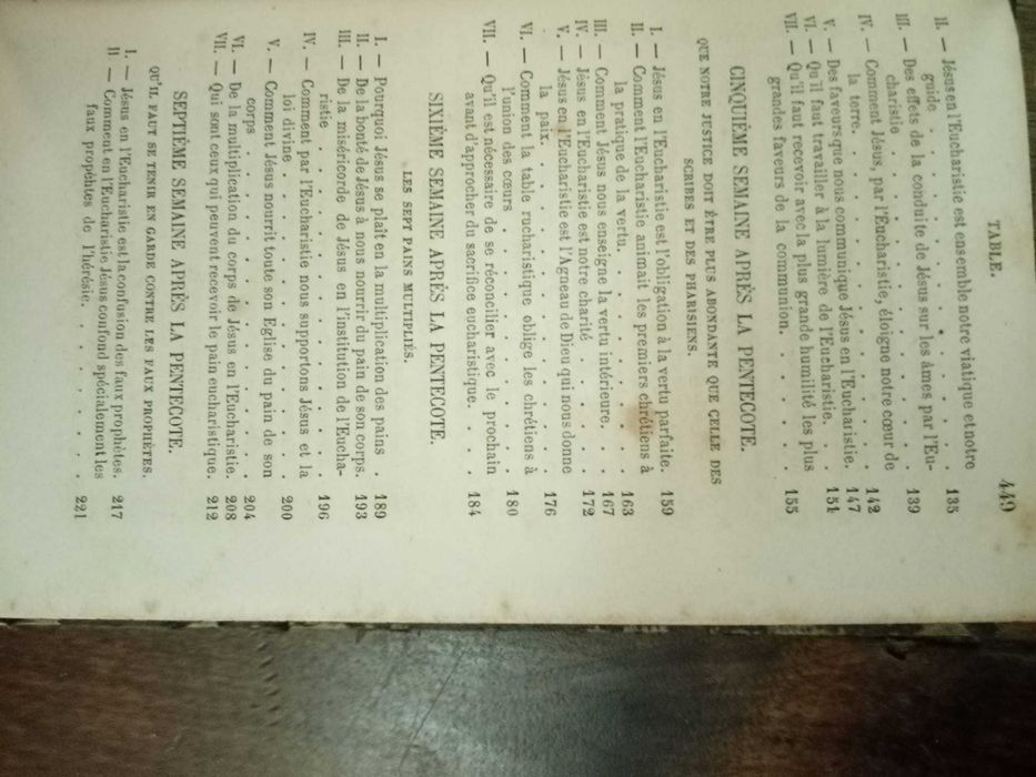 L´eucharistie. Médtations pour chaque jour de l´année (1866)