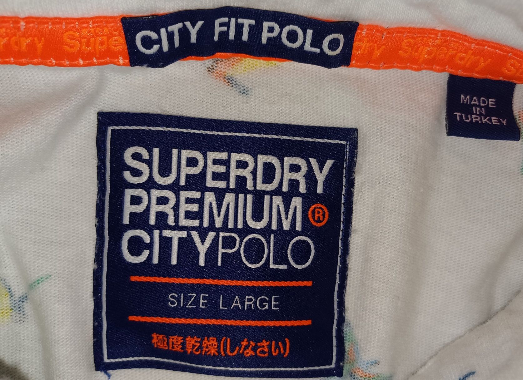 T-shirt polo męski Superdry Citypolo rozmiar M