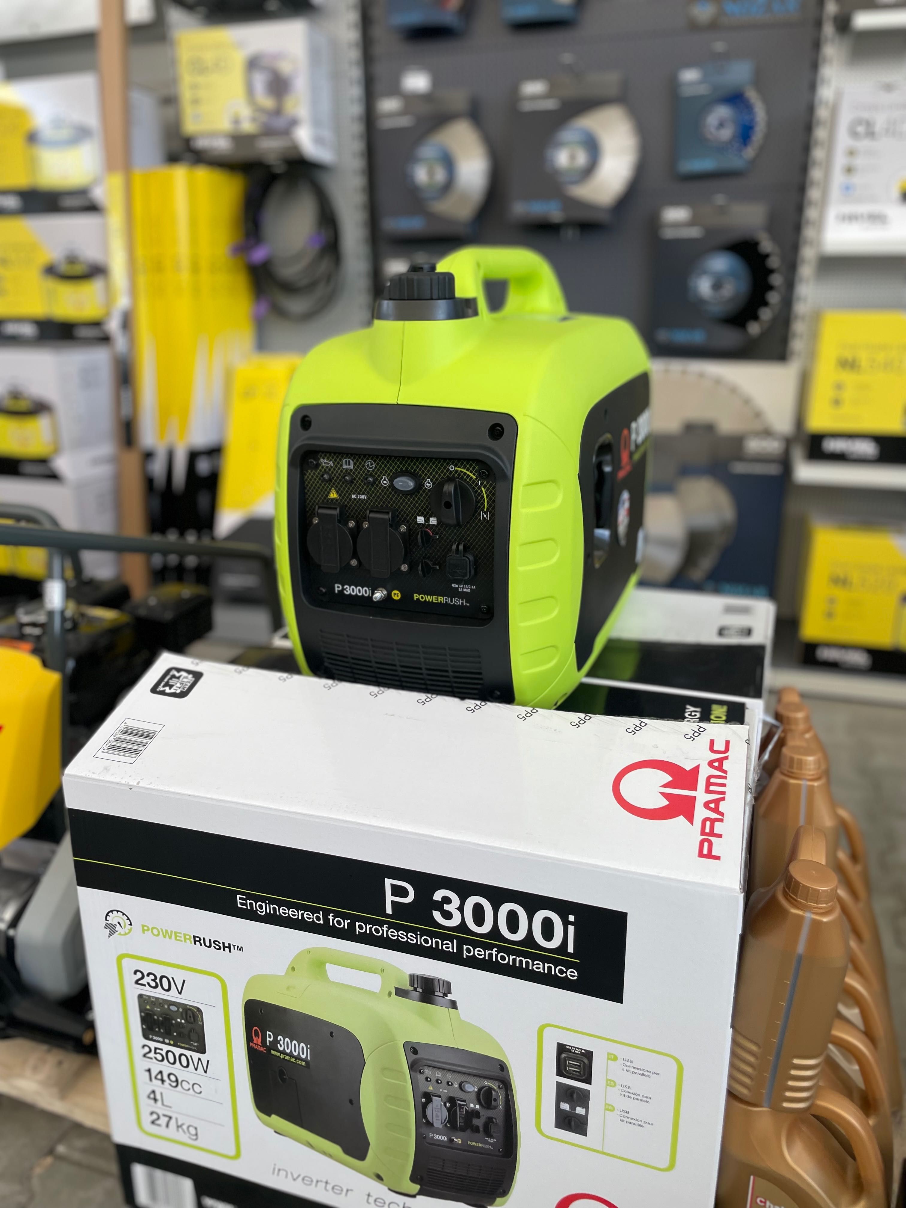 Agregat prądotwórczy PRAMAC P3000i INVERTER Nowy fv gwar. wyciszony