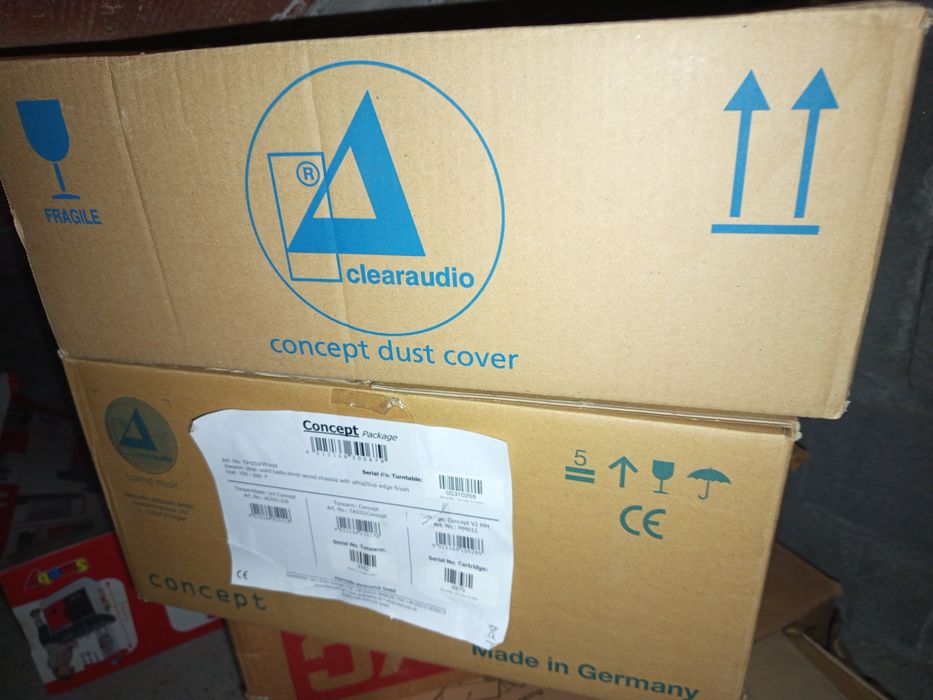 Giradiscos Clearaudio Concept (wood edition)como novo