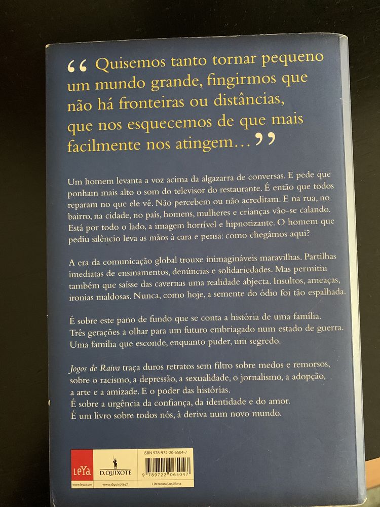 Livro do Rodrigo Guedes de Carvalho- Jogos de Raiva