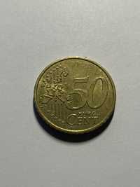 Moneta Francja - 50 eurocent 2001