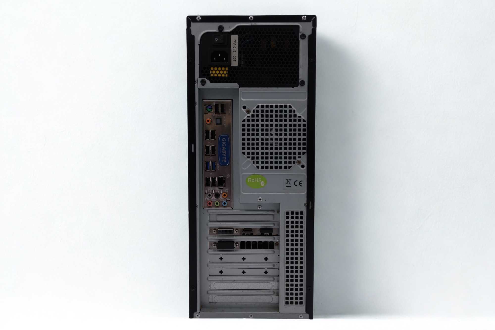 Komputer Do Gier Gigabyte i5 16GB 256SSD 1TB HDD Radeon 8GB W11 GW FV