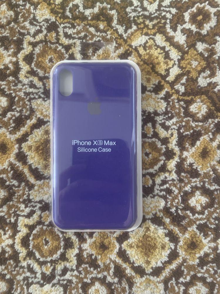 квадратные чехлы Silicone Case Full на iPhone XS MAX