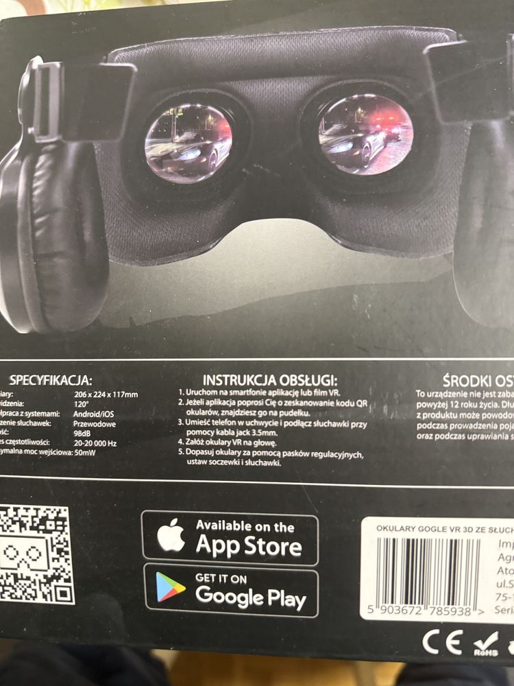 Okulary webskiVR Z5 z pilotem