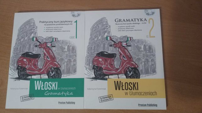 Włoski w tłumaczeniach - Gramatyka - Część 1 i 2 - Preston Publishing