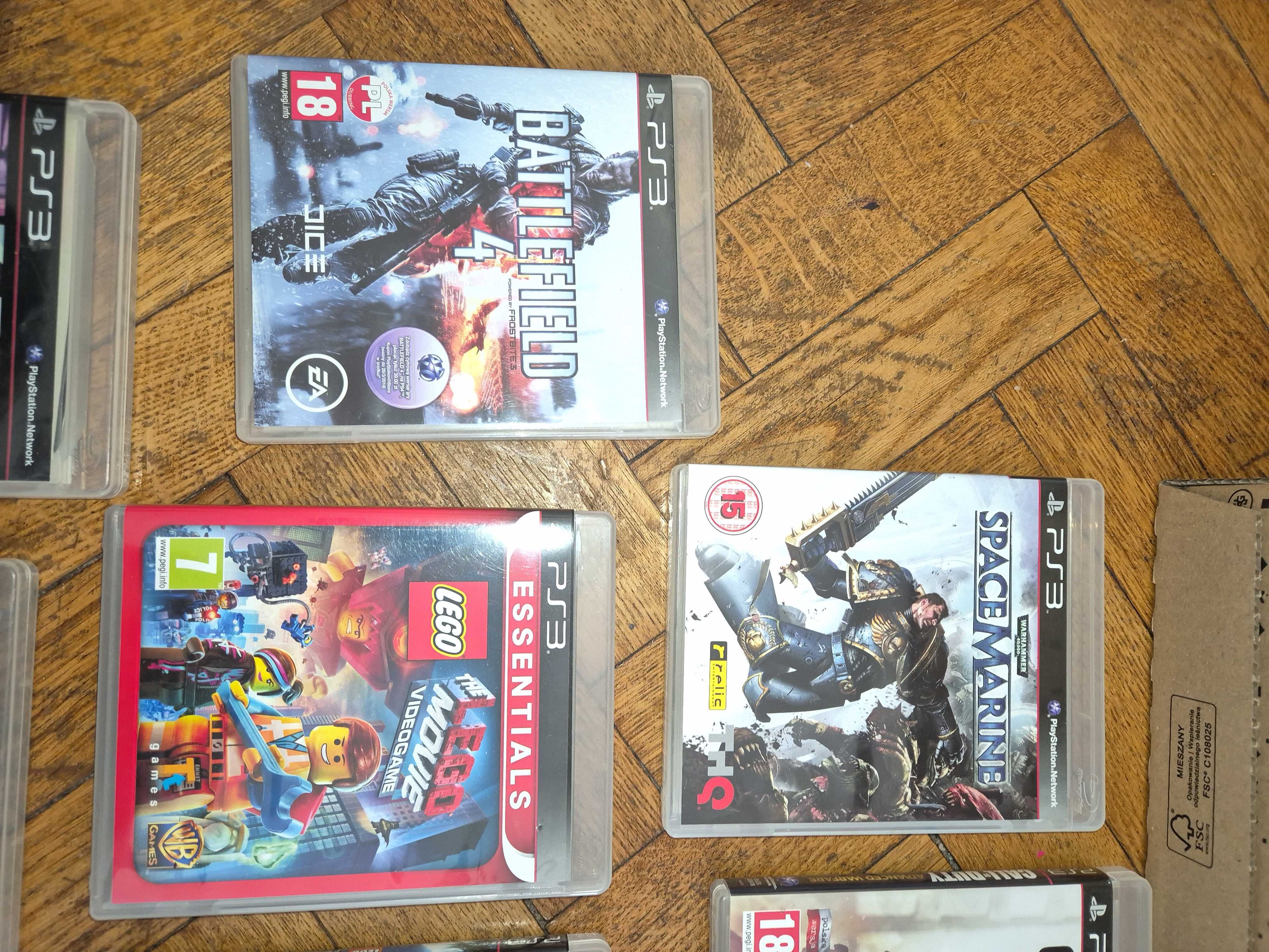Gry na PlayStation3 zestaw 10 sztuk