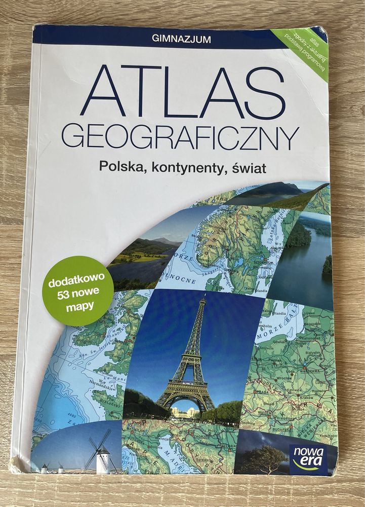 Atlas geograficzny Nowa Era do gimnazjum