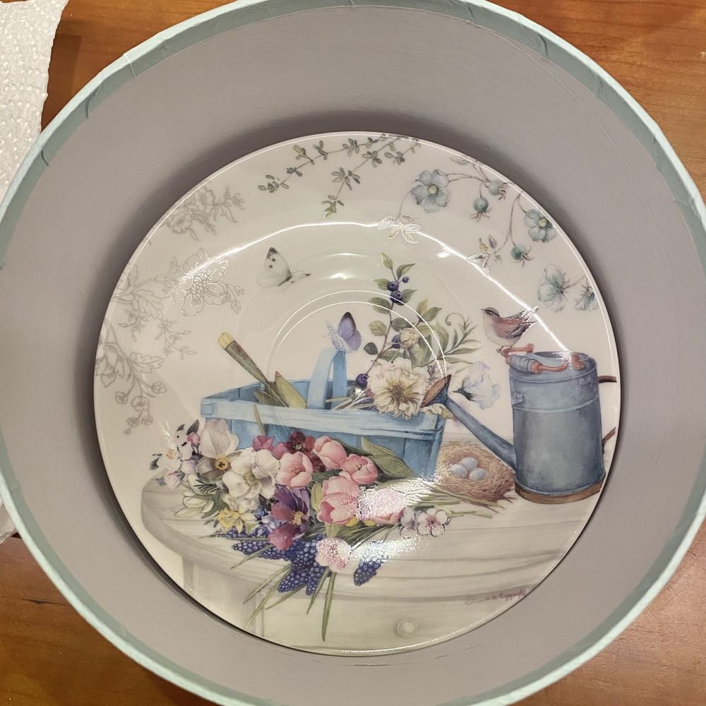 Conjunto chavena porcelana Summer River