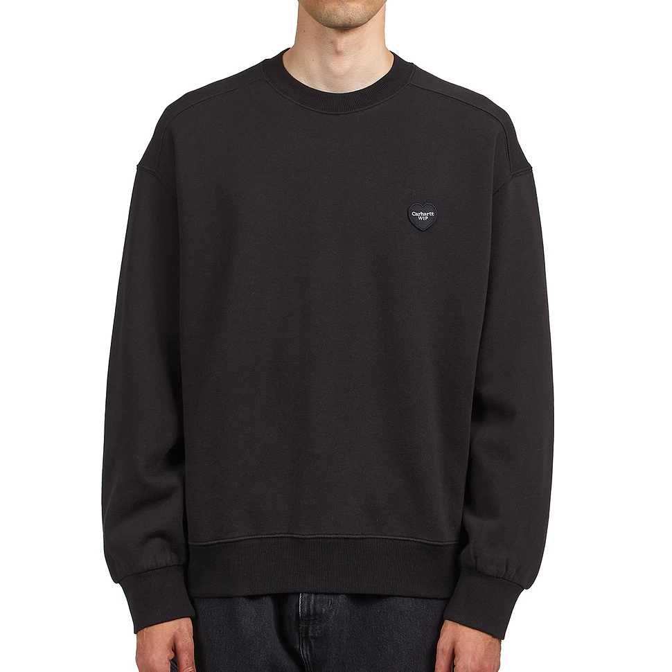 Світшот Carhartt WIP Heart Patch Sweat Black