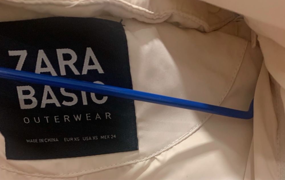 Пуховик куртка шубка zara