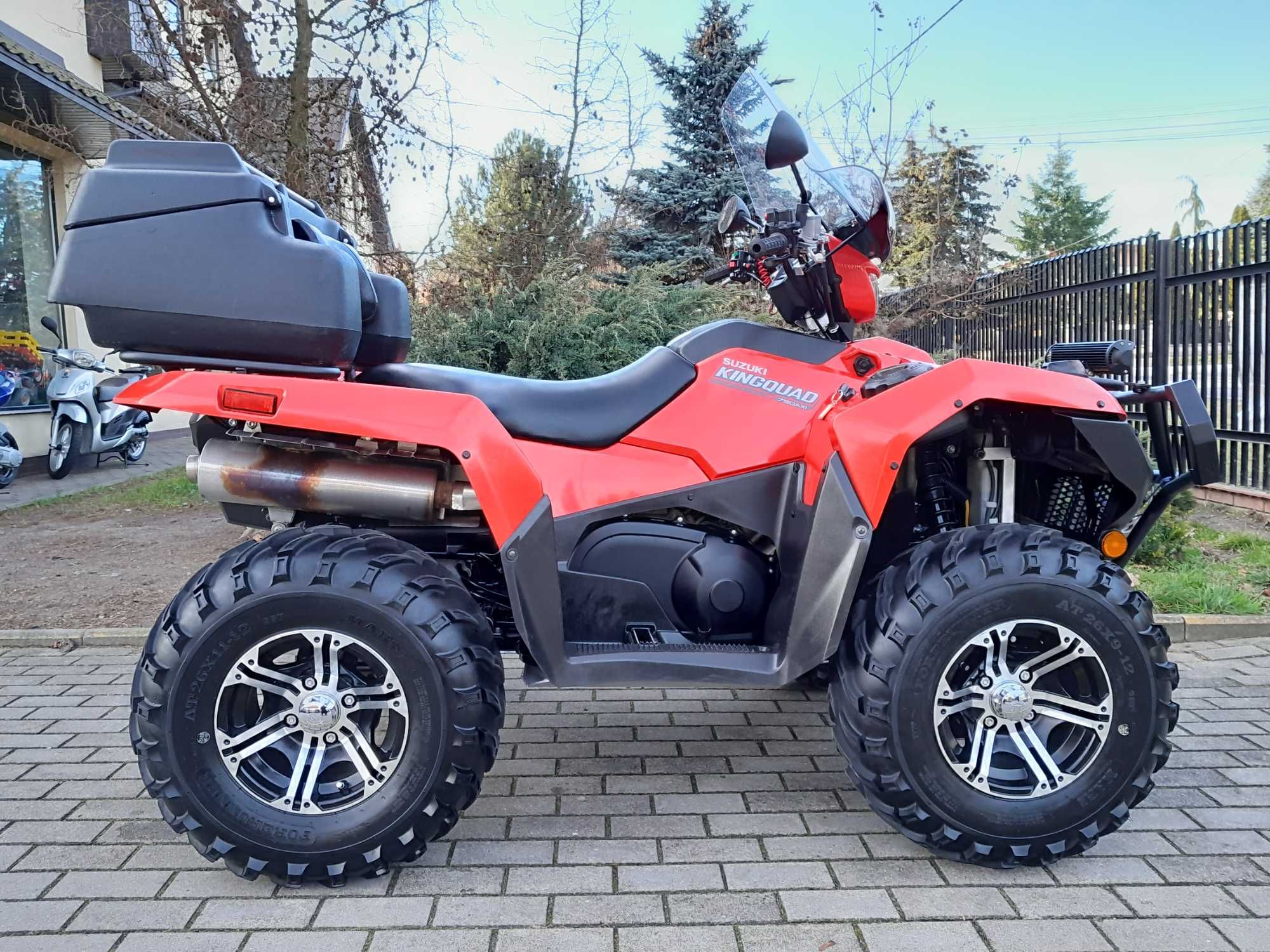 Suzuki kingquad 750 eps jak nowy 1100km rejestracja salon  grizzly 700