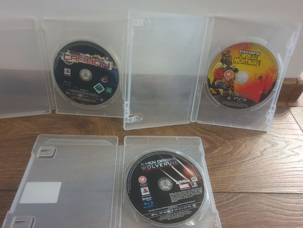 Ps3 PlayStation 3 need for speed Carbon  x-men  red dead Redemption