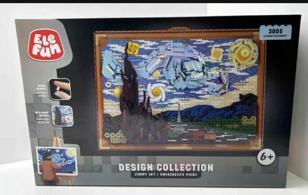 Klocki Elefun Gwiaździste Niebo Vincent Van Gogh