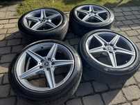Felgi koła mercedes AMG 18'' + opony letnie 245/40/18 i 225/45/18