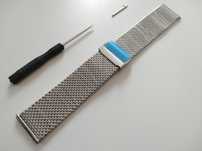 Bransoleta mesh Milanese teleskopy