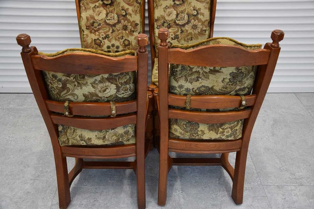 krzesła dębowe 4 sztuki - super stan