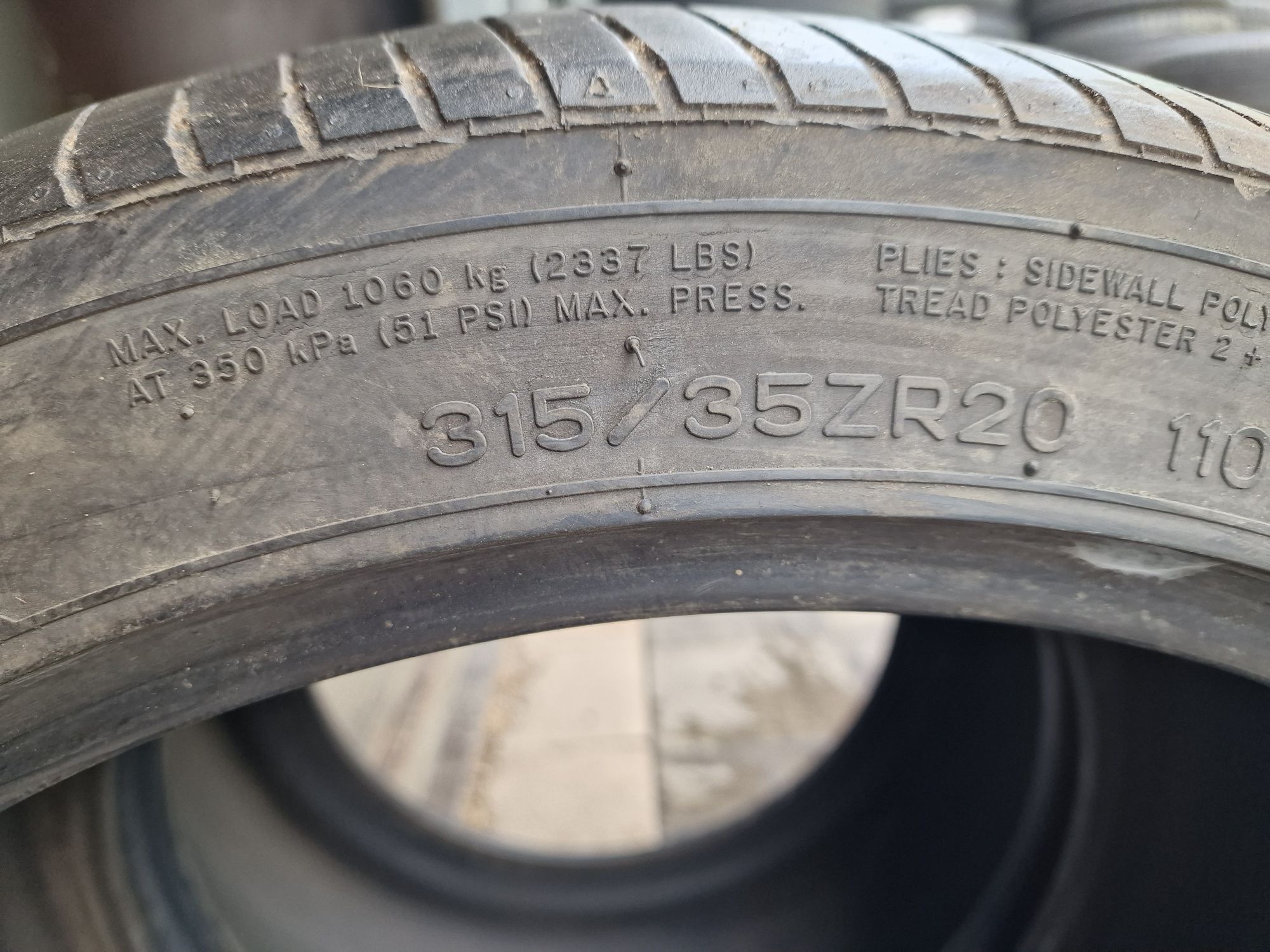 Пара летних шин 315/35 R20 Nankang