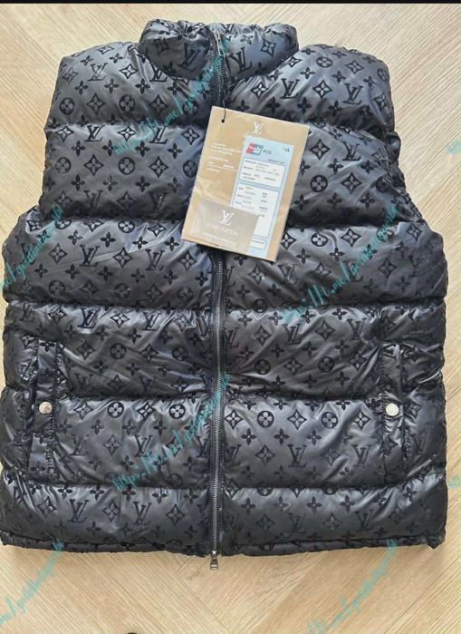 Bezrekawnik meski puchowy