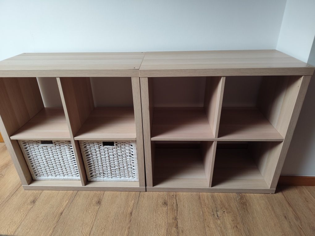 Kallax com 2 cestos- ikea