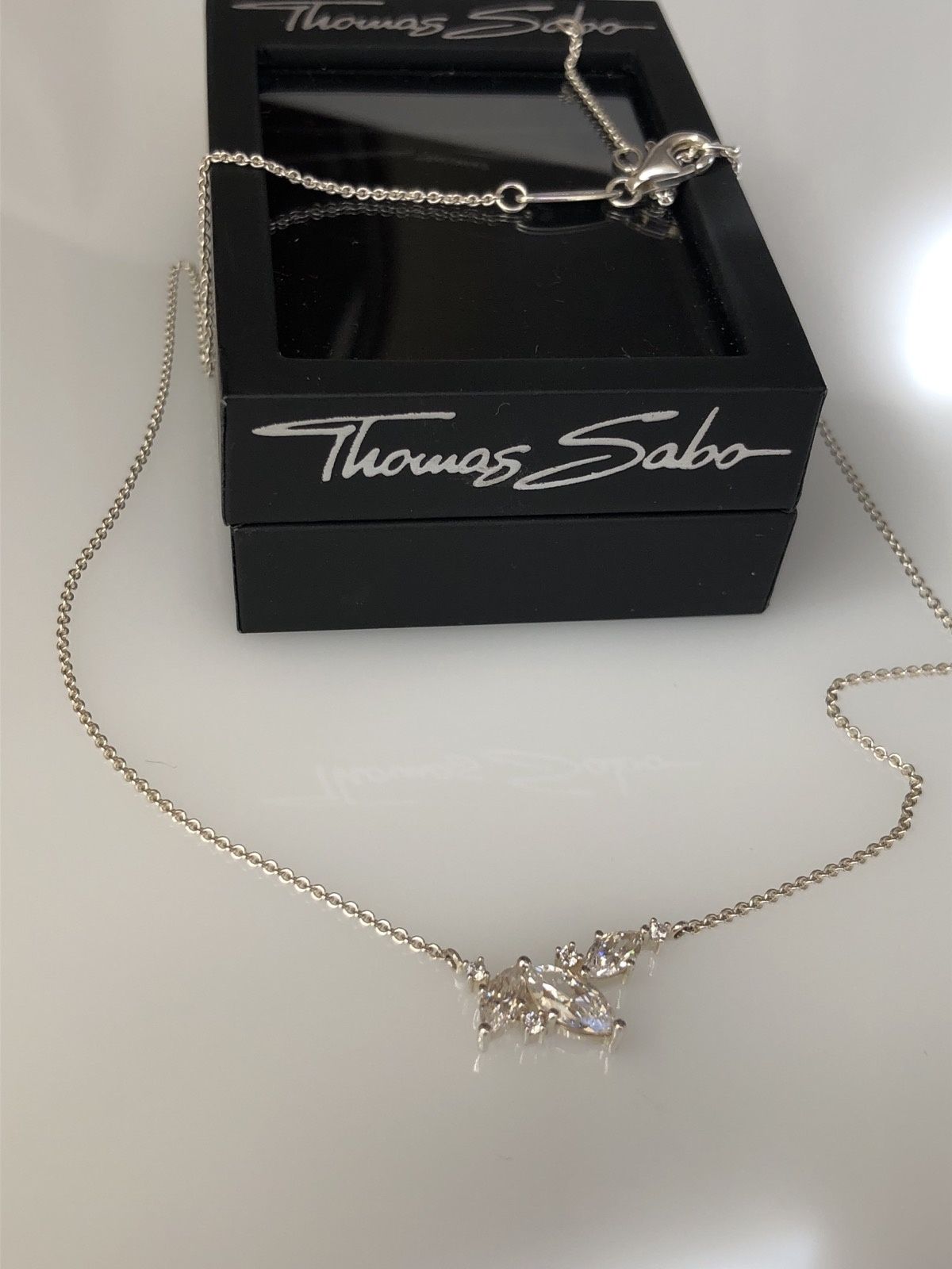 Серебреная цепочка,  Thomas Sabo ,  срібло, цирконій