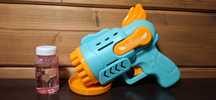 Super Pistolet Na Bańki Mydlane - Rocket Bubble Gun