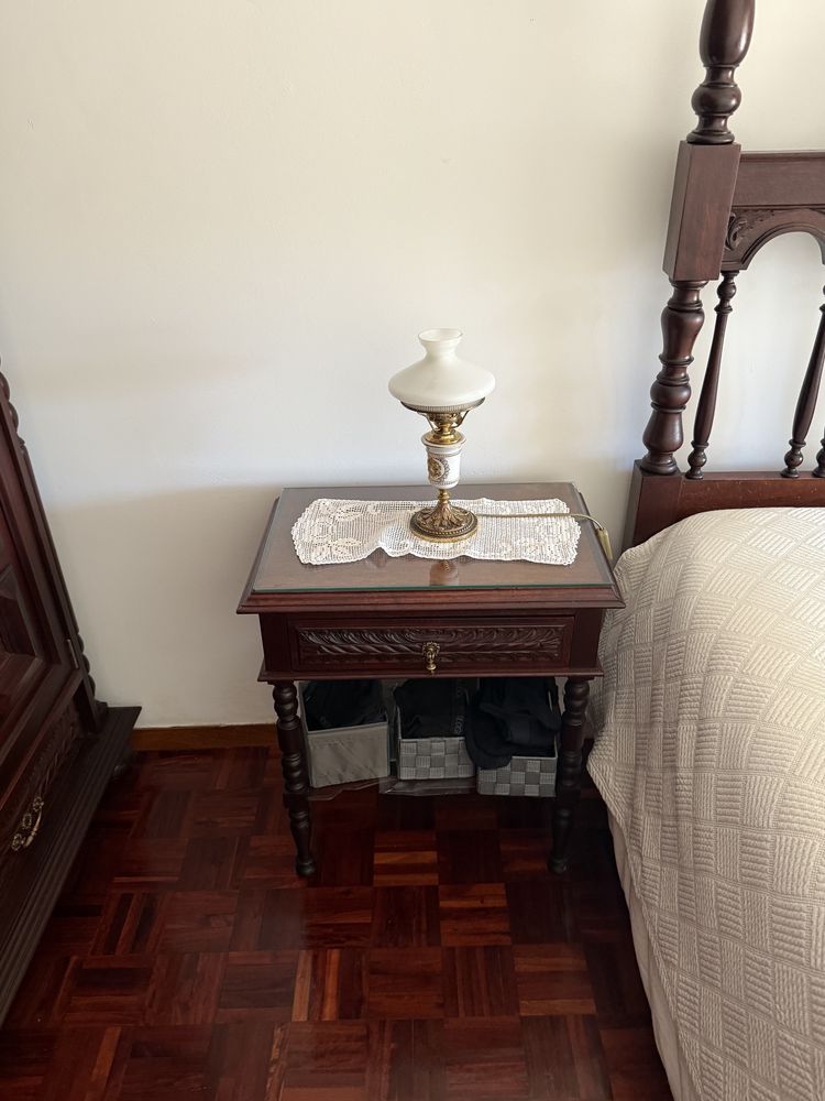 Quarto Mogno Maciço completo