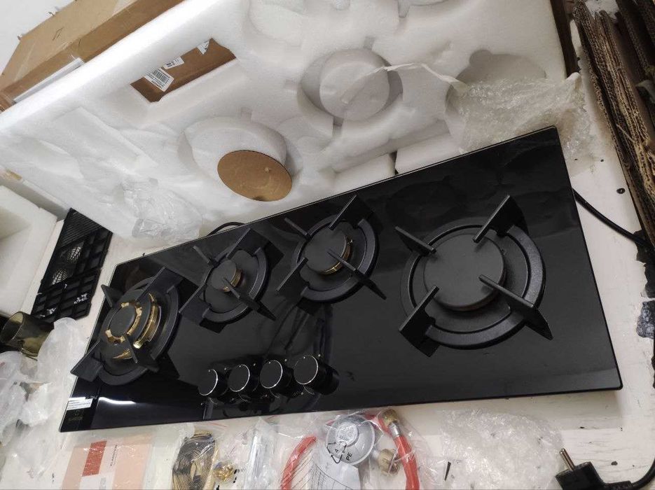 Газовая варочная плита Газова поверхня Klarstein Goldflame 4 Slim 90см