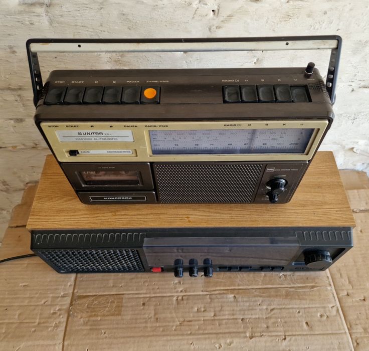 Radiomagnetofon PRL UNITRA Kasprzak RM 222,Radio Tarabant 2,Dorota