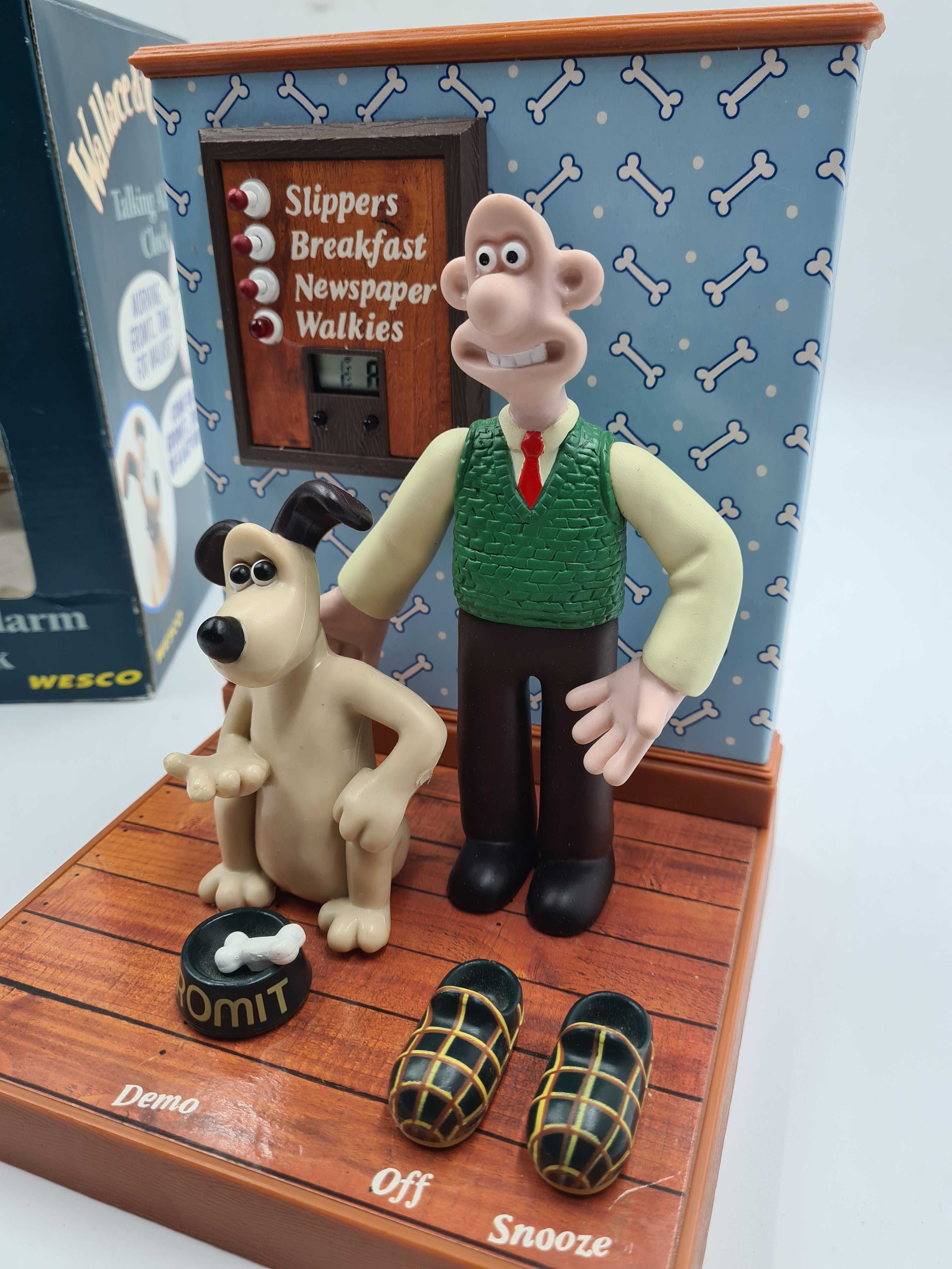 Wallace and Gromit figurka zegarek Unikat 1995 rok