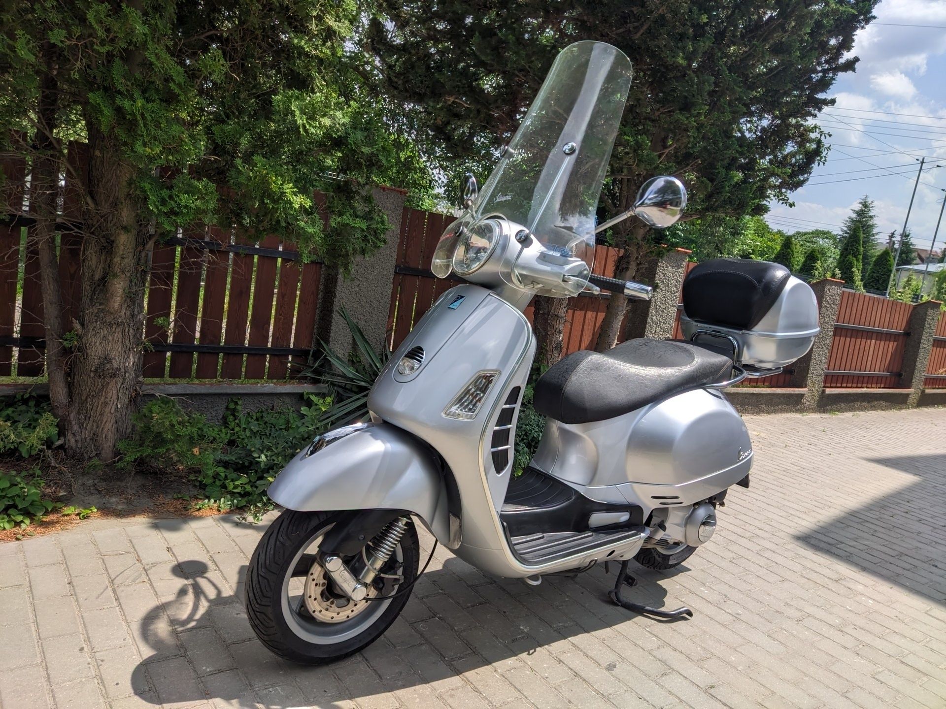 Piaggio Vespa 250/125, 2007r wtrysk, szyba, kufer RATY