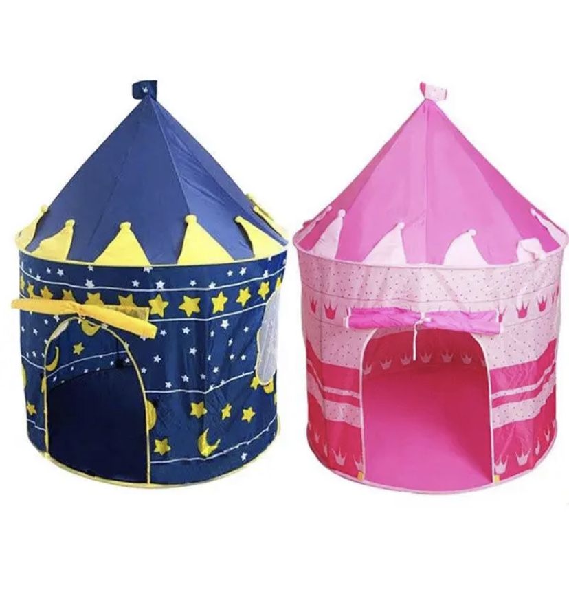 Дитяча ігрова палатка  Ігровий будиночок-намет Синій /рожевий