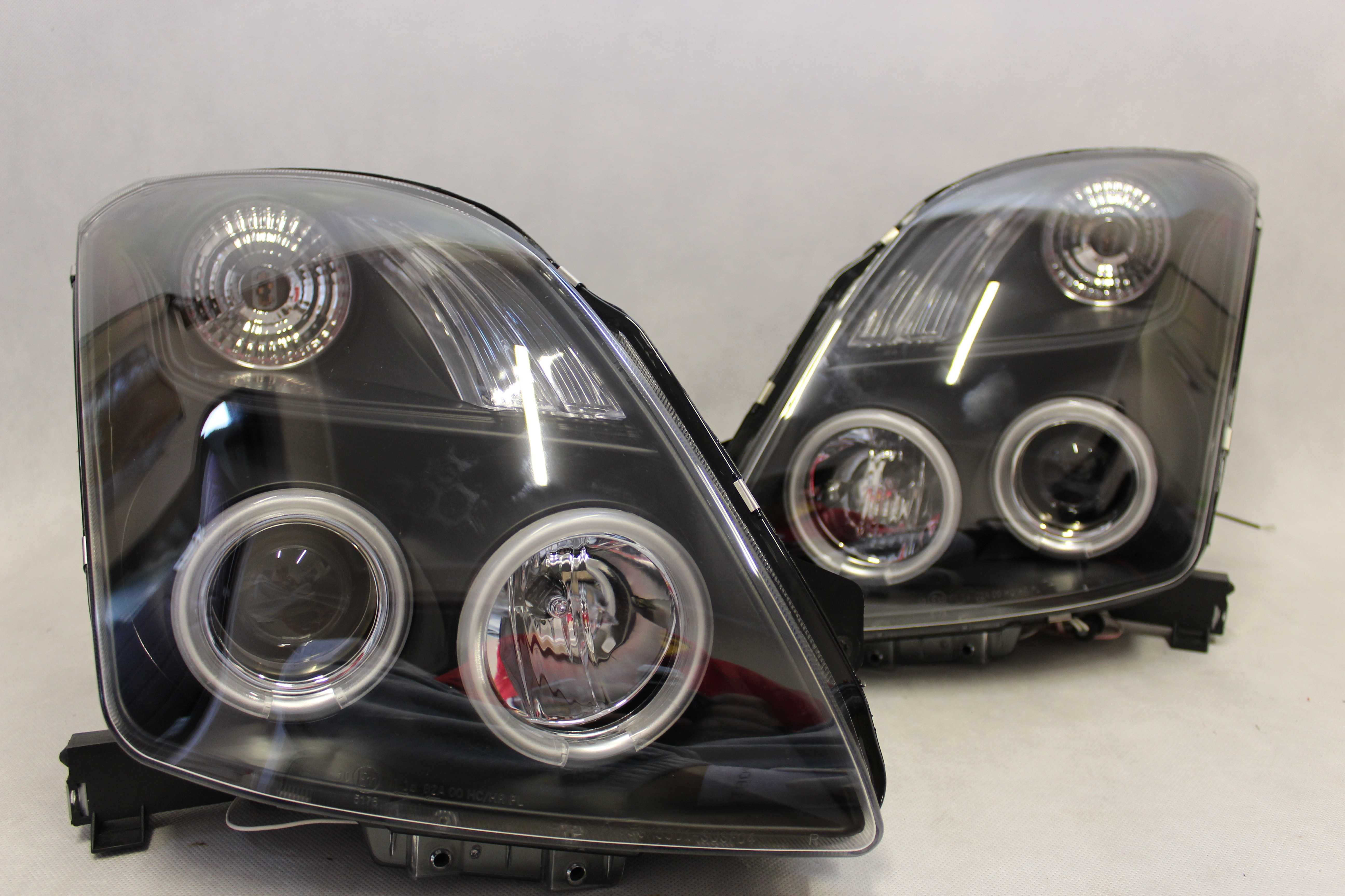 Lampy przednie przód Suzuki SWIFT mk6 05-10 Ringi Angel Eyes LED NOWE!