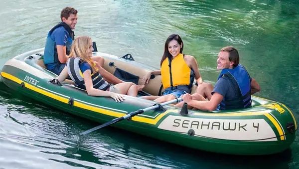 Лодка / човен/ ‼️РОЗПРОДАЖ надувний човен intex/ надувная лодка