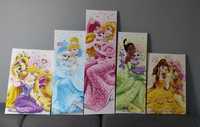 Obrazy na płótnie księżniczki Disney 5 sztuk